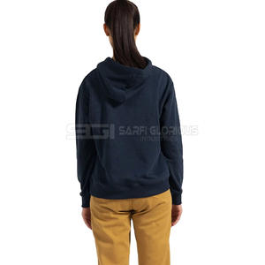 Sudadera con Capucha de Forro Polar de Manga Larga para Mujer, Otoño Invierno, con Logotipo Personalizado, Estilo Urbano, 100% Algodón, Varios Colores - Product Image 5