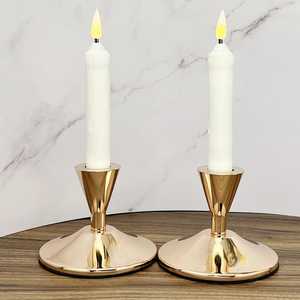 Elegante candelabro de piedra de metal Agarre de mano Mejor mayorista para Tea Light Display Decoración para el hogar para bodas Templos Festivales - Product Image 4