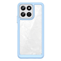 Funda de Teléfono MOF-004 de TPU Suave Transparente Acrílica Protectora Colorida de Nuevo Estilo para Honor 200 100 Smart PRO