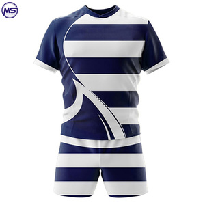 Vêtements de Sport en Polyester fabriqué au Pakistan, demi manches hommes femmes, uniforme de Rugby pour adultes - Product Image 4