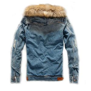 Chaqueta Vaquera de Mezclilla Lavada Resistente, Chaqueta Vaquera de Algodón con Estampado de Moda, Chaqueta Vaquera para Hombre con Diseño Personalizado, Chaqueta con Logotipo Personalizado - Product Image 2