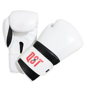 Gants d'entraînement de combat de kickboxing professionnels QST pour adultes, en cuir PU original, durables, anti-humidité, fermeture auto-agrippante, personnalisables - Product Image 3