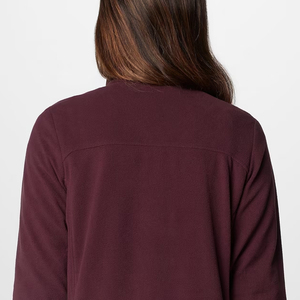 <b>Women</b> Stand Collar Sweatshirt With <b>Quarter</b> <b>Zip</b> Closure High Quality And Side Pockets With Customized Logo Designing Full Sleeves - Product Image 5