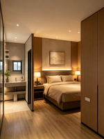 Cabane de luxe Apple de 26 m², maison préfabriquée modulaire avec salle de bain, prête pour hôtel ou complexe hôtelier