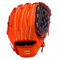 Gant de baseball professionnel en cuir véritable personnalisable pour droitier, léger et respirant, pour le baseball
