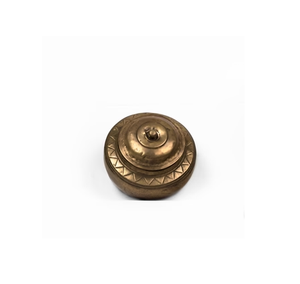 Top Quality Brass Box Serving <b>Bowl</b> with Lid for Chapatis Box at for Round Shape for Brass Knob for Selling - Product Image 1