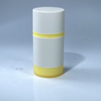 Tubes de déodorant vides en PP recyclé mat de 75 ml, contenants rechargeables à bâtonnet torsadé, emballage cosmétique couleur personnalisée pour baume