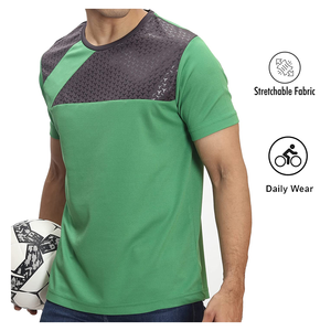 Vente en gros de vêtements de Sport de haute qualité pour hommes, manches courtes, respirant, Sport personnalisé, t-shirt de course pour hommes - Product Image 4