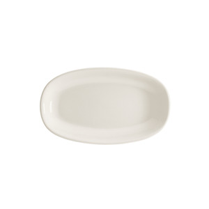 Bonna Gourmet Porcelain <b>Large</b> Size Oval Serving <b>Plate</b> 29x17 cm Minimalist Design Style - Product Image 1