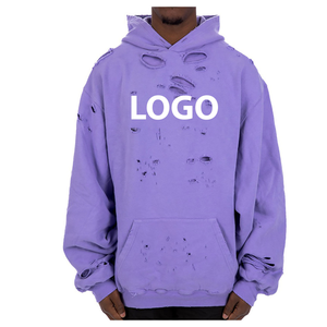 Sweat-shirt unisexe d'hiver délavé en coton et polyester, imprimé sur mesure, écologique, fabrication OEM, vente en gros directe d'usine - Product Image 4