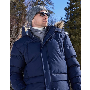 New Personalized Design <b>Men</b> Parka <b>Jackets</b> Wholesale Winter Polyester Windproof Parka <b>Jackets</b> - Product Image 2