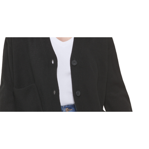 Cardigan da Donna Calvin Klein con Scollo a V e Ricami, Bottoni, Casual, in Acrilico e Lana, Stampa Nera, Taglia Media per Autunno Inverno - Product Image 3