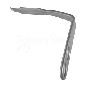 Retractor Hohmann doblado de seis puntos, siete, cinco pulgadas, hoja de diecinueve milímetros, extremo romo, herramienta quirúrgica de doble orificio - Product Image 1