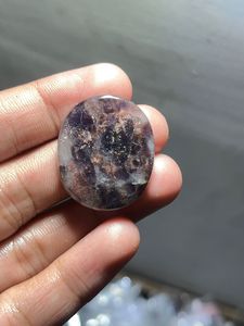 Cabujón de piedra solar de Lolita Natural de grado AAA hecho a mano, piedras preciosas sueltas lisas de alta calidad para la fabricación de joyas, tamaño personalizado - Product Image 5