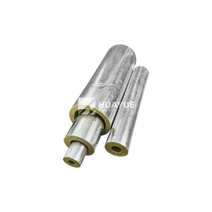 Haute teneur en basalte Fireproff One-Side FSK Placage Feuille d'aluminium Tuyau de laine minérale de roche pour un usage commercial - Product Image 2