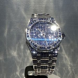 High Quality Iced DEF Lab Lab Grown Diamond <b>Watch</b> Colorless Diamond Hip Hop Style Automatic Manual Mechanical Business Style - Product Image 5