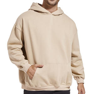 Sudadera con capucha de lana de peso pesado para hombre de invierno de alta calidad ecológica con bordado 100% algodón Streetwear Basics - Product Image 5