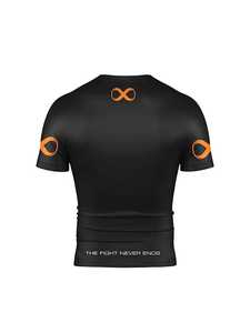 Transpirable Spandex MMA Rashguard Ropa de gimnasio de manga larga para entrenamiento de lucha BJJ Logotipo personalizado de secado rápido Impresión sublimada de longitud larga - Product Image 3