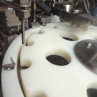 Máquina de Llenado y Tapado para Fábrica de Botellas, Equipo de Línea de Empaquetado, Etiquetado y Tapado de Sobremesa Personalizado por el Fabricante