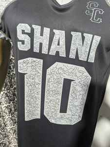 Ensemble d'uniformes de football américain pour enfants, manches courtes avec motif animal, technique de sublimation pour les saisons d'été et d'hiver - Product Image 4