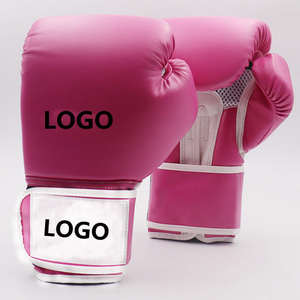 Guantes de cuero de alta calidad para boxeo, protectores de medio dedo con Logo personalizado, MMA - Product Image 4