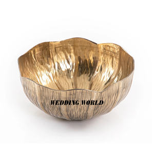 Cuenco de Chocolate de diseñador con acabado dorado de Metal, cuenco dulce hecho a mano de alta calidad, cuenco de Chocolate decorativo superventas - Product Image 5