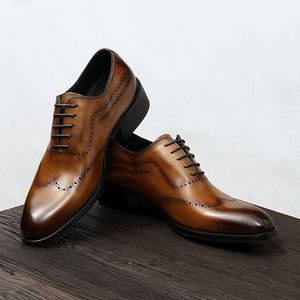 Zapatos de Trabajo Duraderos de Cuero Vacuno con Forro Antiolor y Absorción de Impactos, Zapatos Casuales para Hombre, Zapatos para Uso Diario - Product Image 3