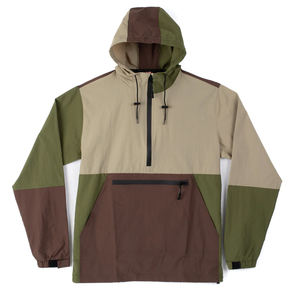 Chaqueta Cortavientos Anorak Multicolor de Alta Calidad, Impermeable, Talla Grande para Hombre, Transpirable, de Secado Rápido, con Capucha - Product Image 1
