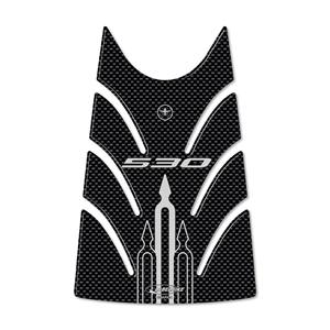 TMAX 530 protezione Sport serbatoio 3D carbonio con adesivo per T MAX 2012-16 scooter - Product Image 1