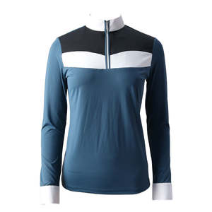 Chemise de compétition équestre personnalisée de haute qualité à manches longues pour cavalier, sous-vêtements équestres, chemises de compétition OEM ODM - Product Image 1