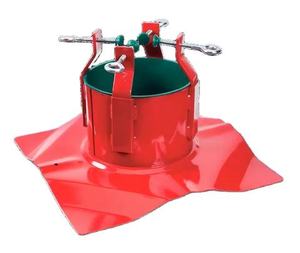 Soporte de árbol de Navidad plegable ecológico duradero hecho a mano clásico Construcción de Metal Base de Color personalizada tornillos de árboles frescos - Product Image 5