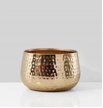 Jarrón Dorado Decorativo para Mesa de Boda con Diseño Martillado, Ligero, de Metal, para Arreglos Florales - Product Image 2