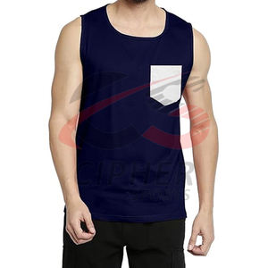 Hombres Fitness logotipo personalizado secado rápido bambú Atlético músculo culturismo ropa deportiva espalda sin costuras gimnasio camisetas sin mangas hombres - Product Image 1