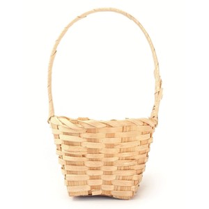 Pequeña cesta de bambú para niña de las flores, cesta de embalaje de regalo, cestas de mimbre natural para arreglos florales de Vietnam - Product Image 3