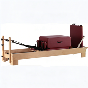 Equipo de Pilates Reformer de Madera de Arce para Moldear el Cuerpo, Máquina de Pilates Reformer de Madera de Arce, Equipo de Pilates para Instalaciones de Entrenamiento Atlético - Product Image 1