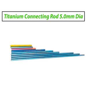 Lot de 9 tiges de connexion vétérinaires en titane, instruments chirurgicaux orthopédiques en acier inoxydable, kit de fixation osseuse manuel CE - Product Image 2