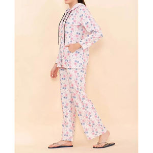 High Quality Women's Winter Tracksuit New Fashion 2-Piece Cotton <b>Fleece</b> Set Casual Style with Printed Logo and Dye Techniques - Product Image 2