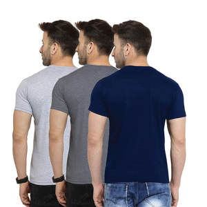 Camiseta de Cuello Redondo para Hombre, 100% Algodón, Impresión Personalizada, al por Mayor, de Fábrica en Bangladesh - Product Image 5