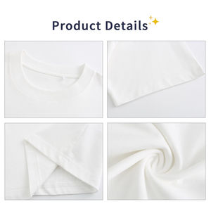 300 Gsm algodón peso pesado liso cuello redondo personalizado camisetas de gran tamaño para Hombres estilo de calle hecho en Pakistán - Product Image 6