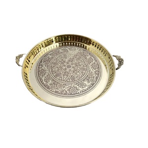 Vaisselle en céramique personnalisée écologique en gros, assiettes à dîner en cuivre plaqué, style américain, 100 pièces pour les fabricants, prix bas - Product Image 3