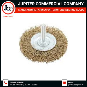 Crimped Brass Circular Wire Brush Rotary Abrasive Deburring Wheel Circular Twist Stainless Steel <b>Angle</b> <b>Grinder</b> Cleaning - Product Image 6