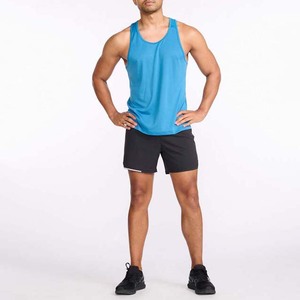 Top qualité coton respirant grande taille hommes vêtements débardeurs haute rue Style couleur unie Fitness porter hommes débardeurs été - Product Image 5