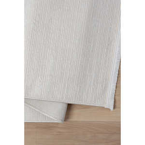 Netline Home Depot Cream Modern <b>Velvet</b> KD006 Area <b>Rug</b> 100% Micro Polyester Non-Shed Easy-Clean Durable for Bedroom - Product Image 1