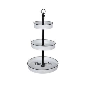Bestest Design Galvanized Cake Serving Stand Tamaño personalizado Forma redonda Cake Server al precio más barato - Product Image 3