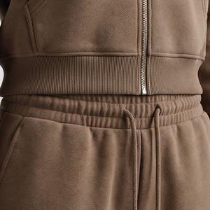 Unique Design Stylish Professional Quality Casual Tracksuit New Arrival Low MOQ Women Two Piece Zipper Hood Set Premium <b>Apparel</b> - Product Image 5