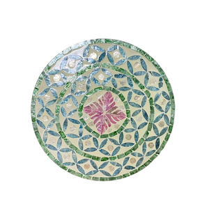 BEST SELLER New Product Mother of Pearl Round Placemats For Party Modern Style Decoration Placemats For <b>Dinner</b> From Vietnam - Product Image 4