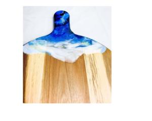 Tabla de Quesos de Madera y Resina de Estilo Moderno, Artículos para el Hogar y la Cocina, para Fiestas de Cumpleaños, Productos Personalizados Nuevos a Precio de Mayoreo - Product Image 1