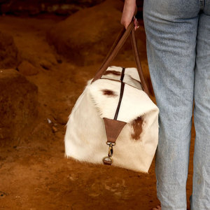 Nueva llegada de los hombres de alta calidad de cuero de vaca bolsa de lona de moda Casual Weekender Sport cremallera directo de fábrica ligero PU - Product Image 5