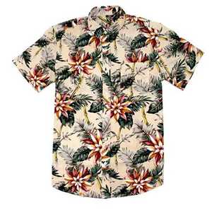 เสื้อยืดผู้ชายคุณภาพสูงสำหรับฤดูร้อน พิมพ์ลายตามสั่ง ติดกระดุม ลายดอกไม้ ออกกำลังกาย สวมใส่สบาย ทรงเข้ารูป พิมพ์ลายกราฟิก - Product Image 1