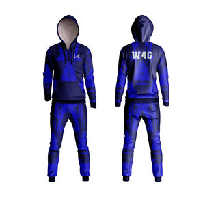Ensemble de survêtement de sport pour homme en molleton lourd, logo personnalisé, sublimation, fermeture éclair, survêtement de sport réfléchissant, logo sur le devant - Product Image 6